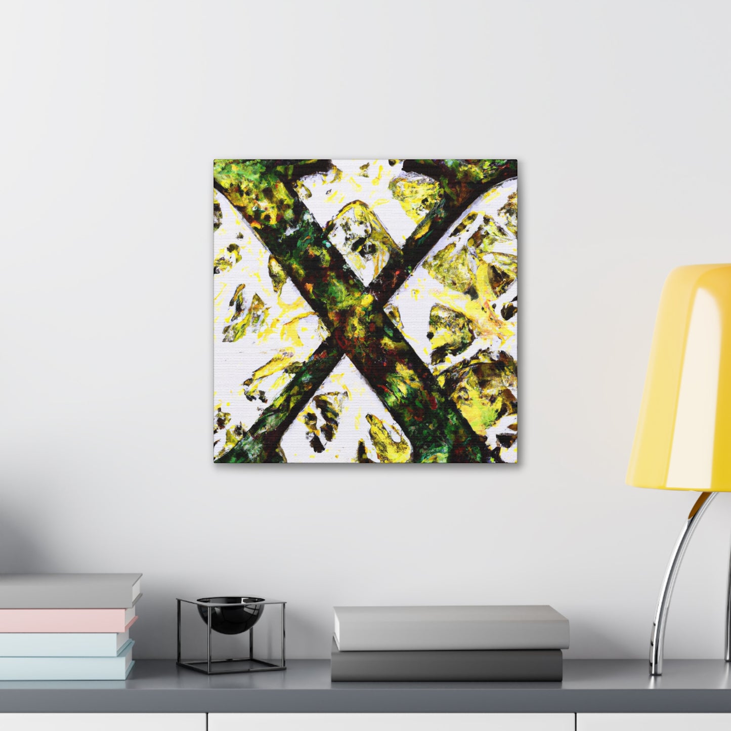 X in Abstract Thought - Canvas