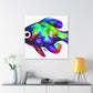 Rainbow Fish Reflection - Canvas