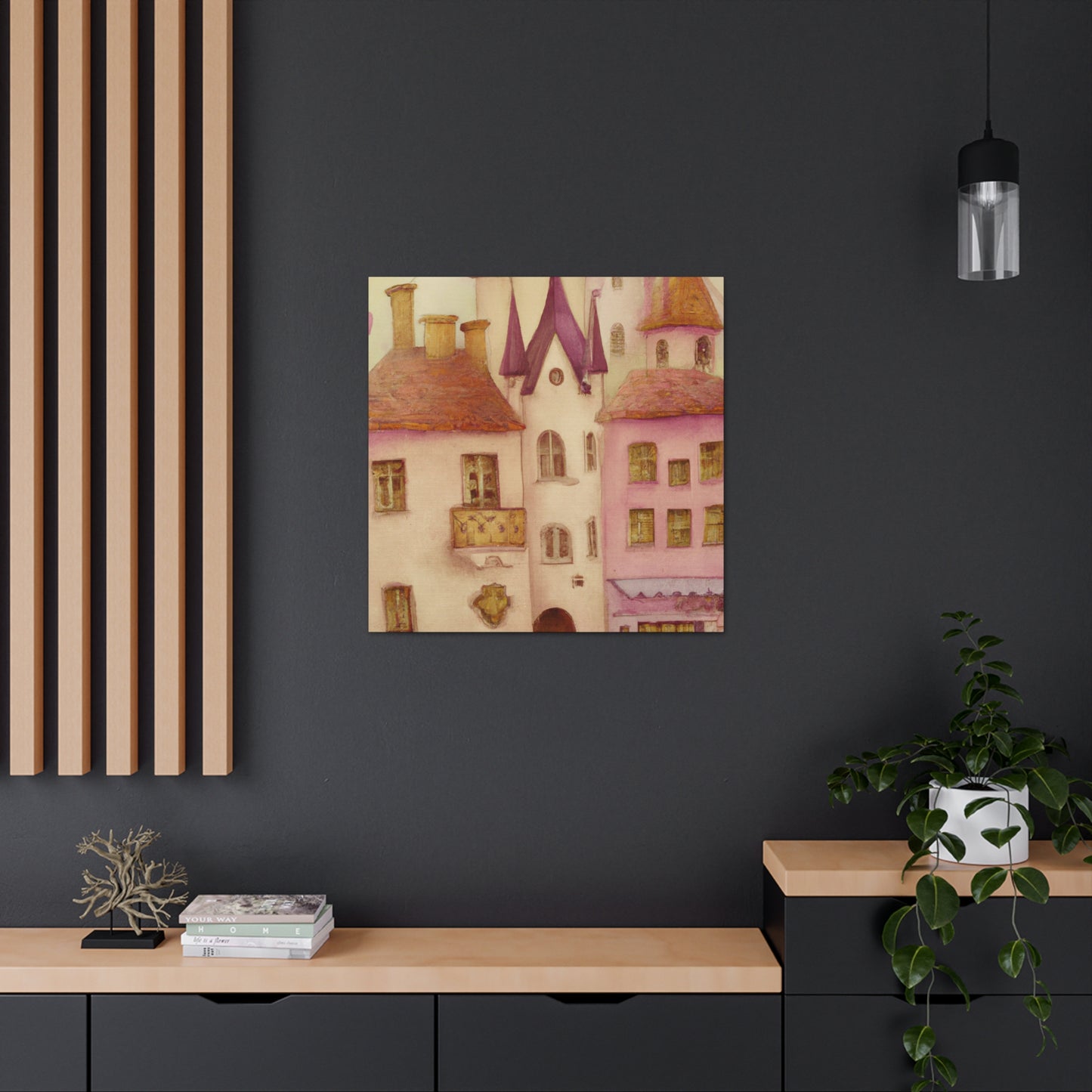 "Royal Tudor Reflection" - Canvas