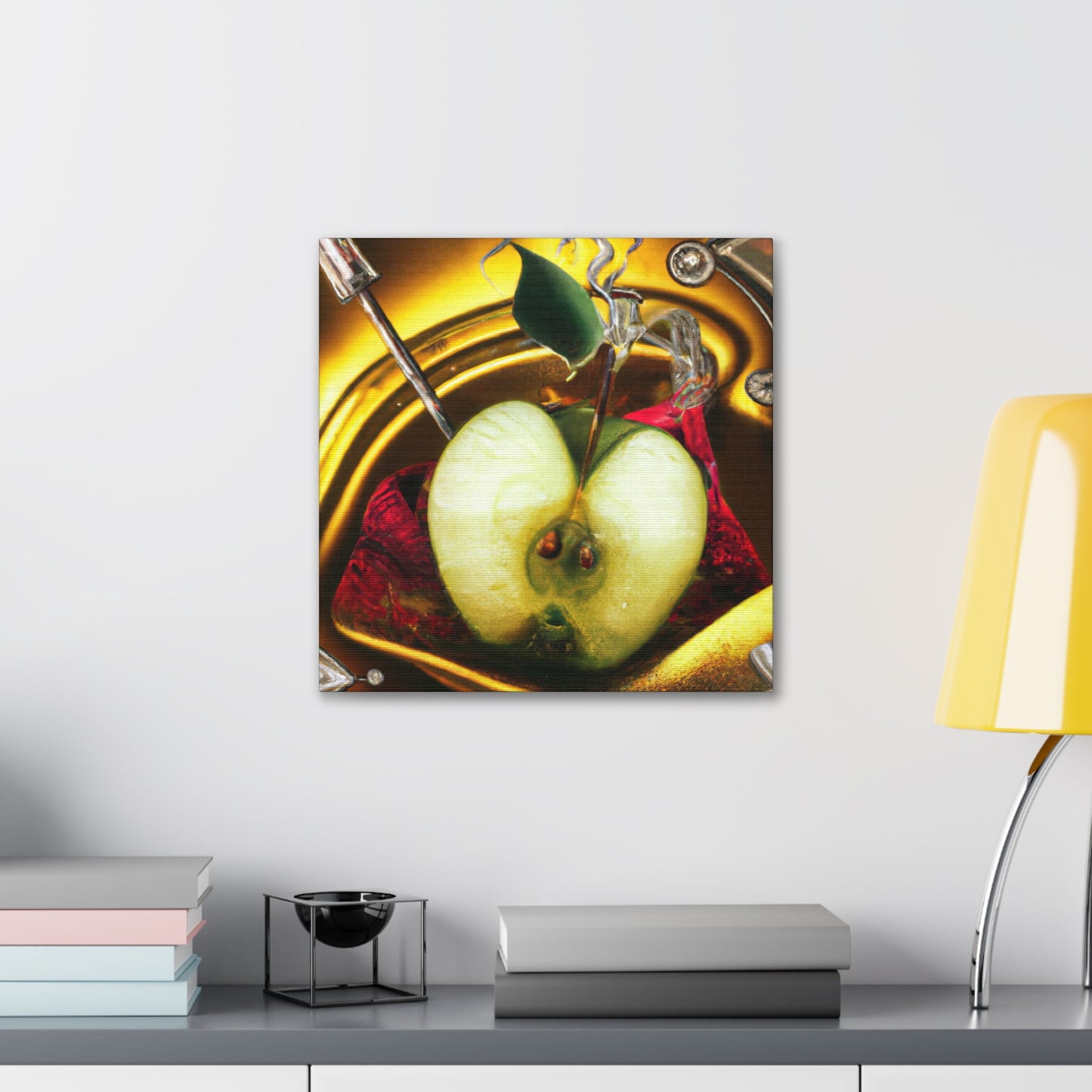 "Apple Adorned in Rococo" - Canvas