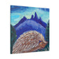 Hedgehog in Expressionism - Canvas