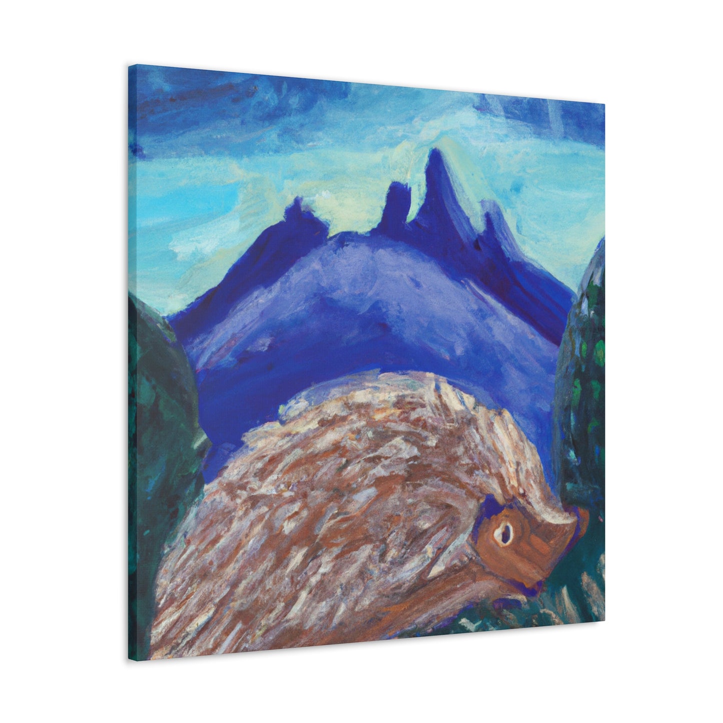 Hedgehog in Expressionism - Canvas