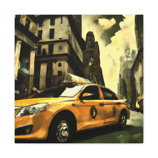 Taxi in the Night - Canvas