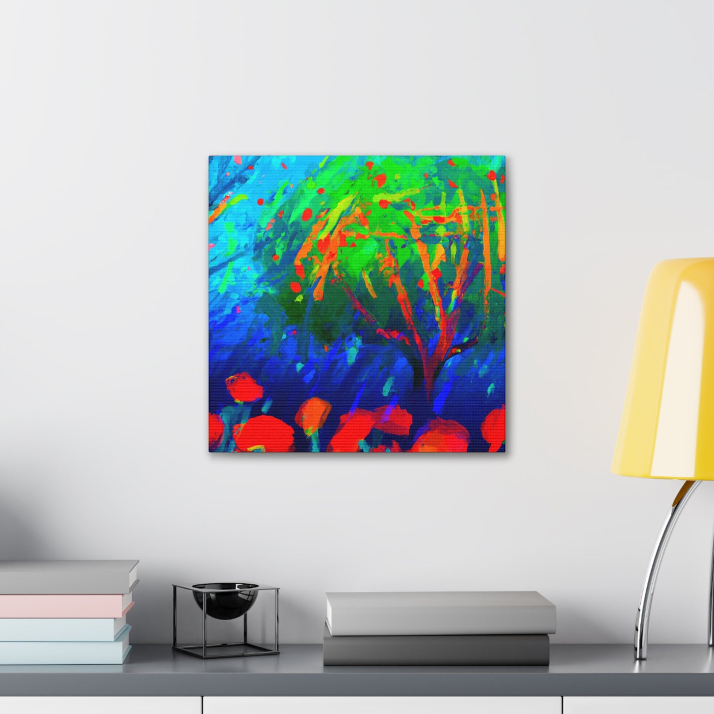 Poppies in Bloom. - Canvas