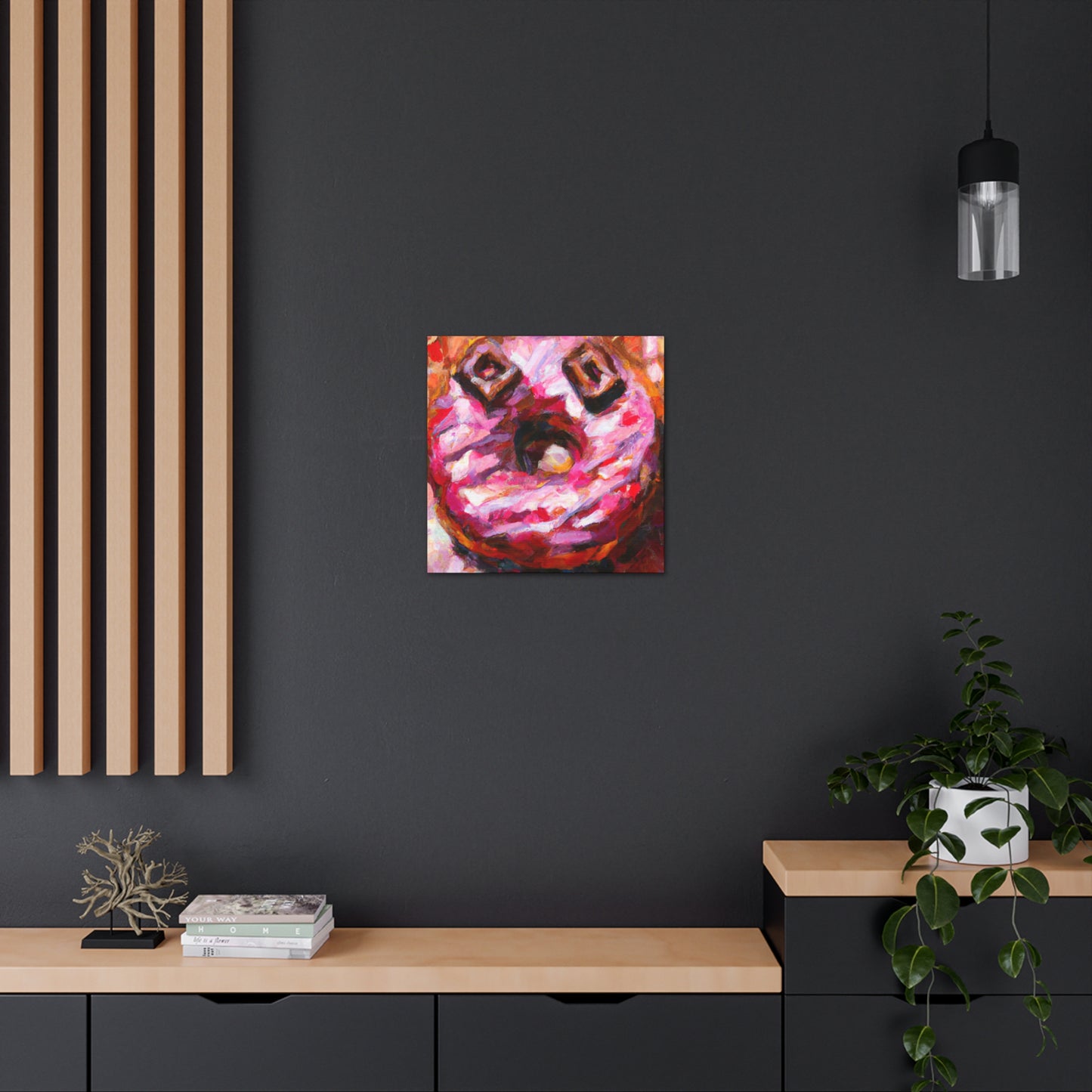 "Doughnut, Impressionist Style" - Canvas