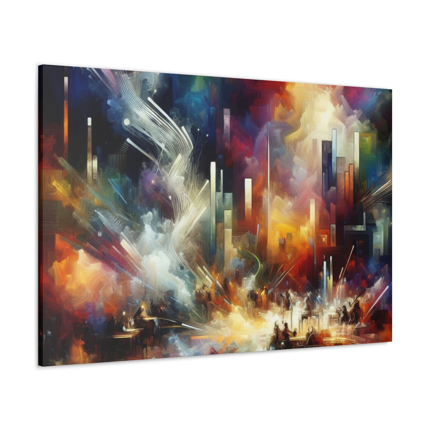 Ethereal Lounge Glow - Canvas