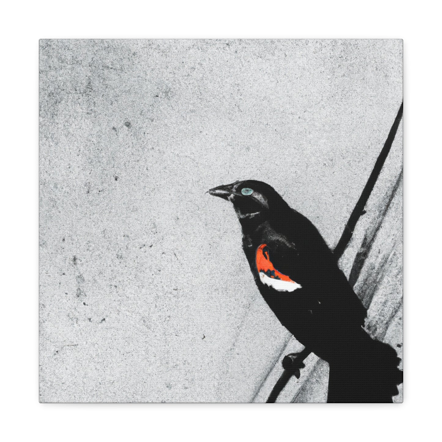 "Red Winged Blackbird Calls" - Canvas