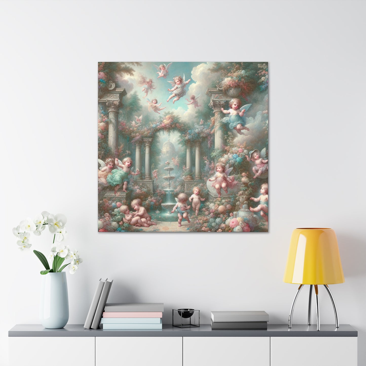 Whimsical Garden Dreams - Canvas