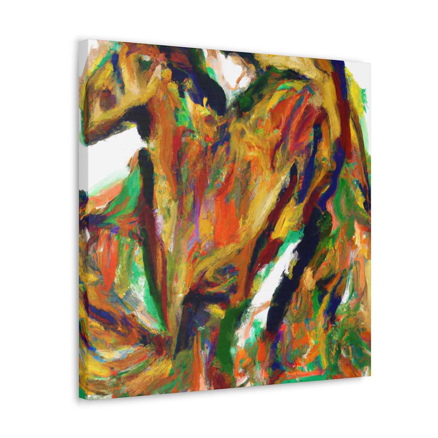 Meerkat in Impressionism - Canvas