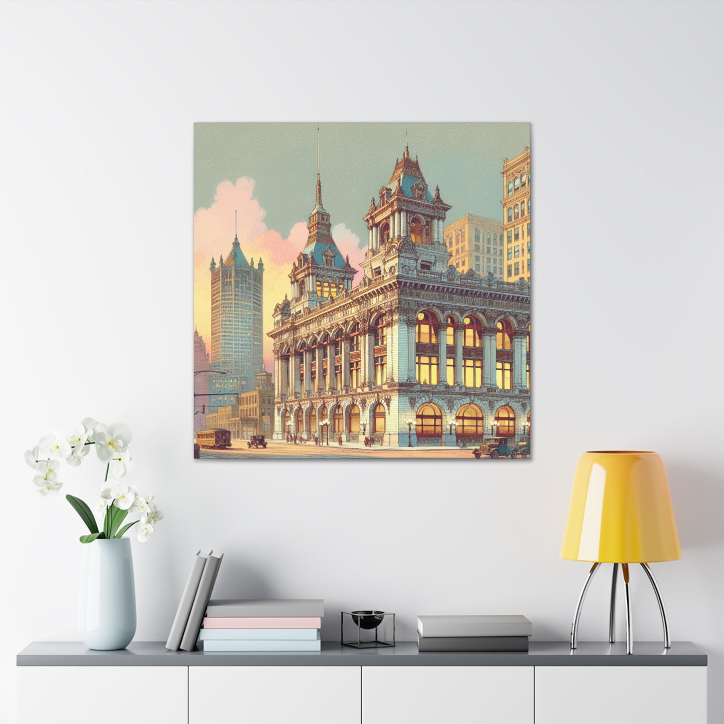 "Detroit Symphony in Bloom" - Canvas