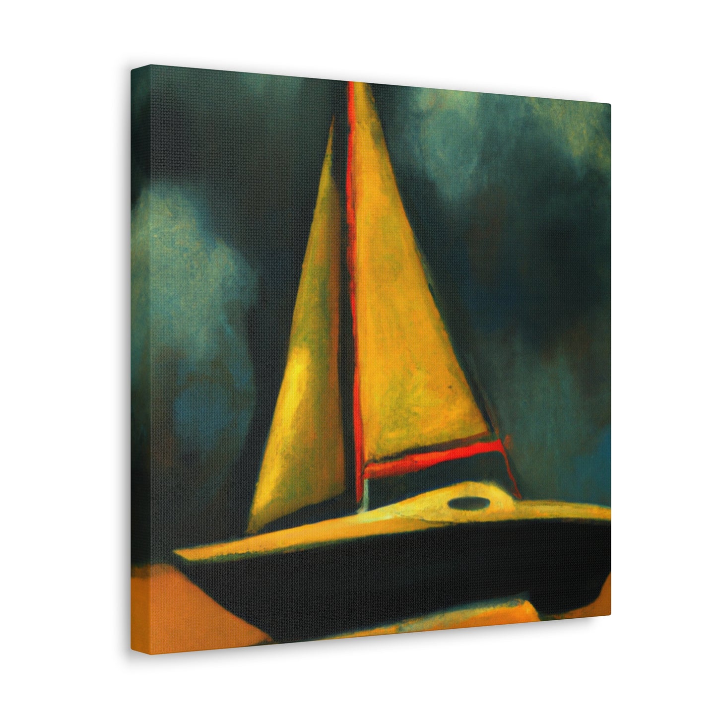 "Boats in the Fog" - Canvas