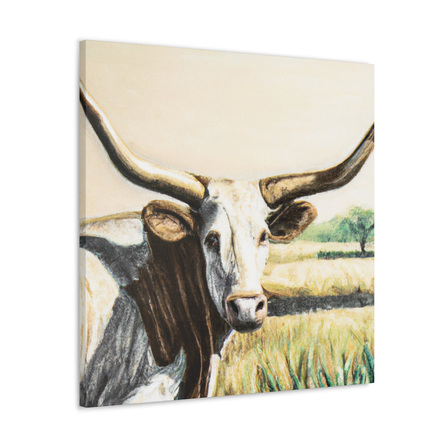 Texas Longhorns Reigning - Canvas