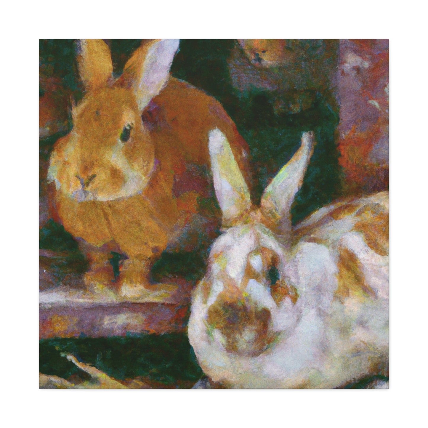 "Rabbit in the Meadow" - Canvas