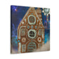 Gingerbread Steampunk Mansion - Canvas