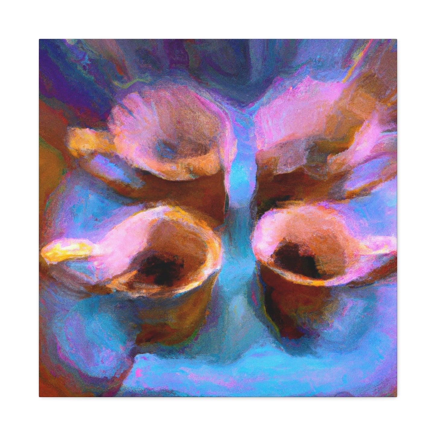 Tea Cup Reflection Dance - Canvas