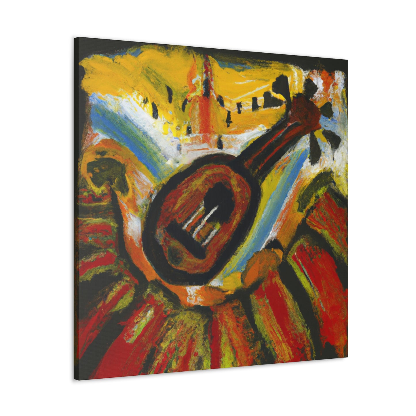 Ukelele Splendour Ablaze - Canvas