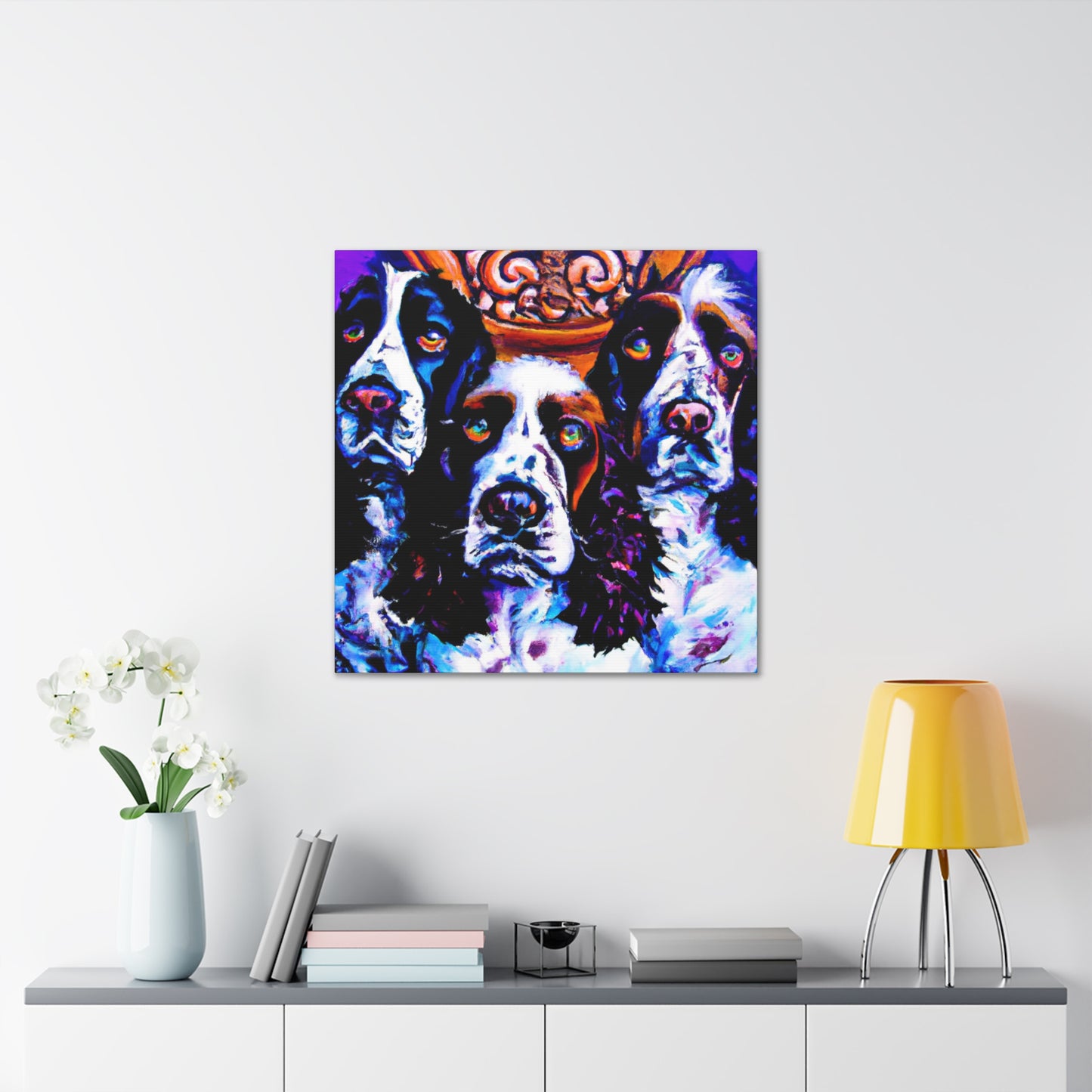 "A Surreal Springer Spaniel" - Canvas