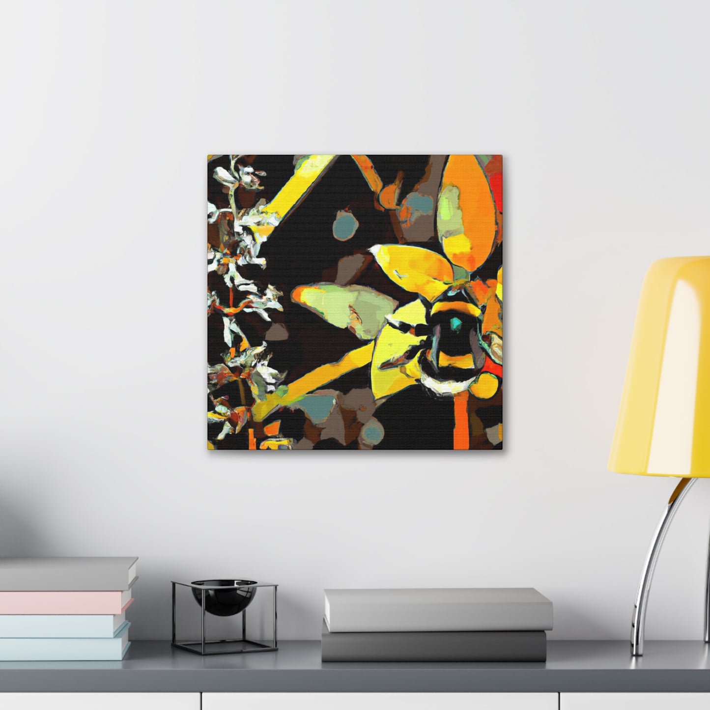 "Bumblebee Sparkles Brightly" - Canvas