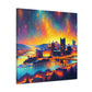 Steel City's Majestic Horizon - Canvas