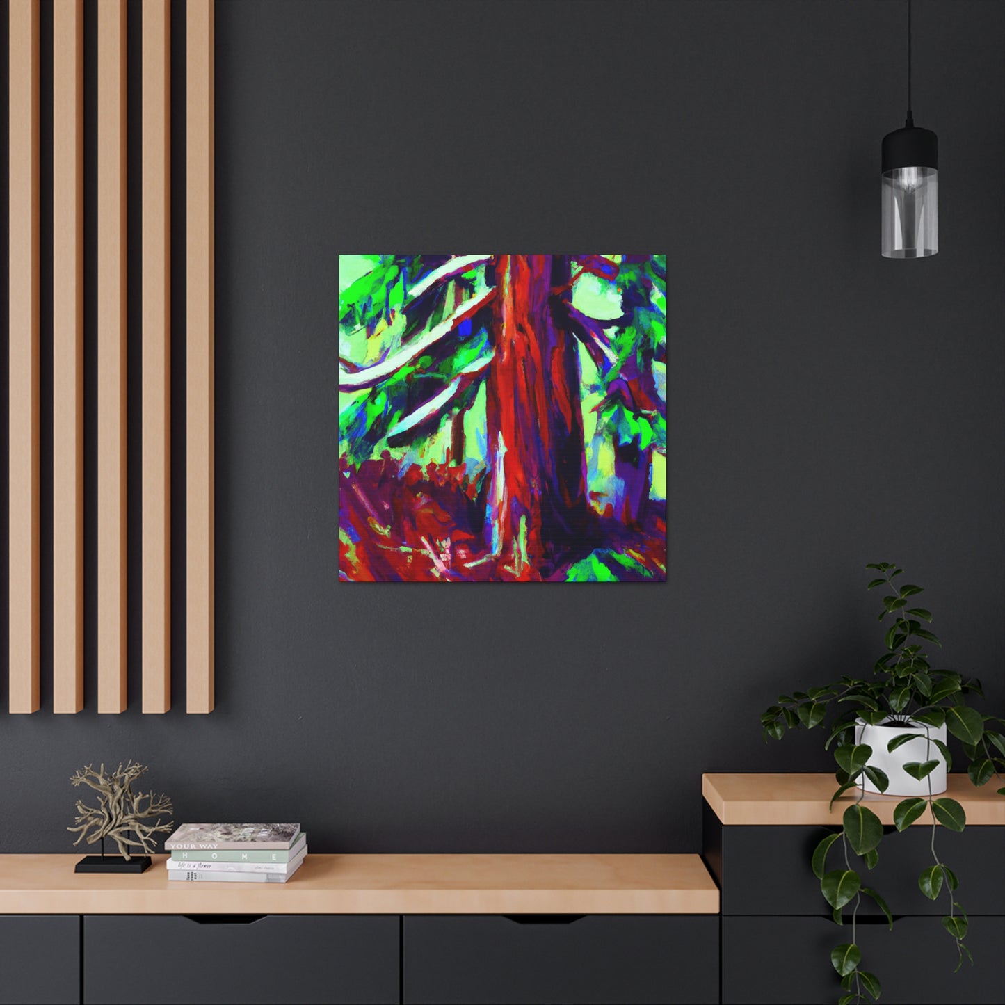 "Redwood in Abstraction" - Canvas