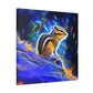 Chipmunk in Abstraction - Canvas