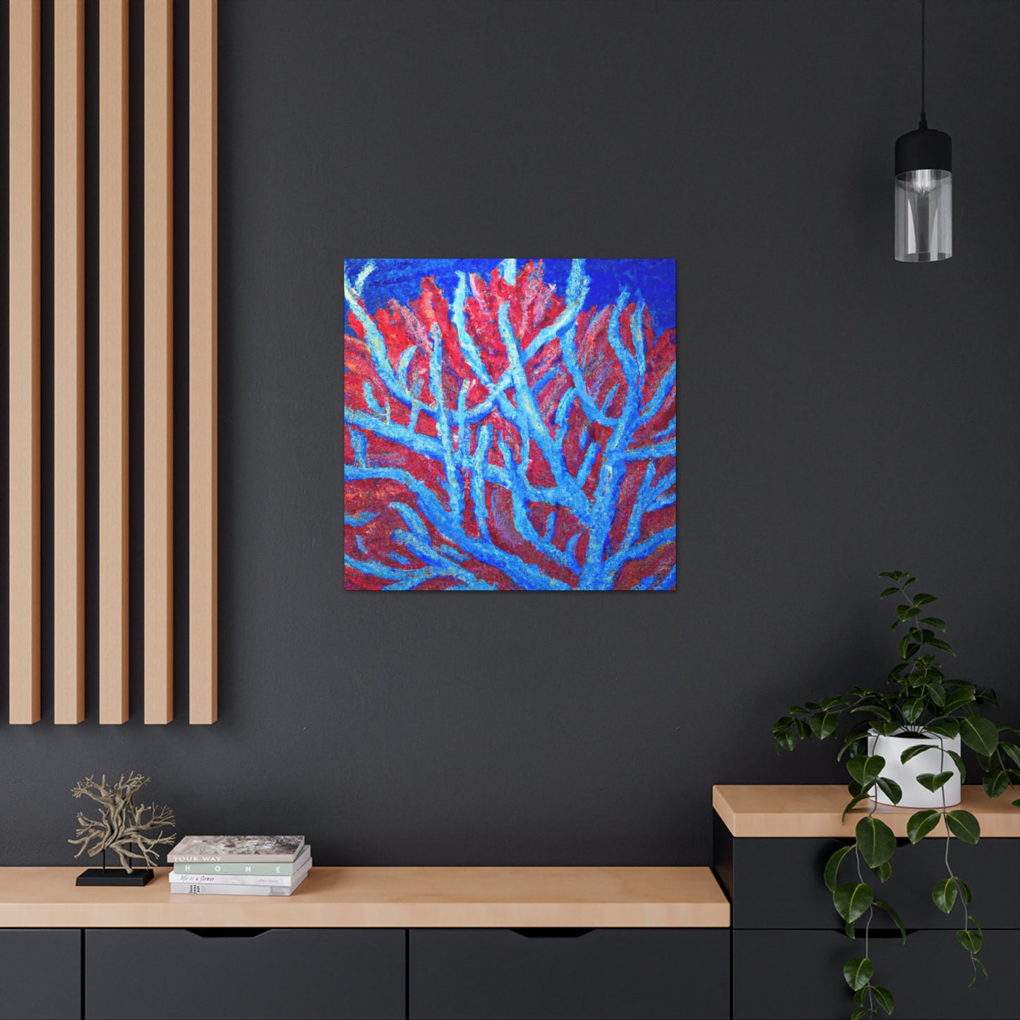 "Coral in Impressionism" - Canvas