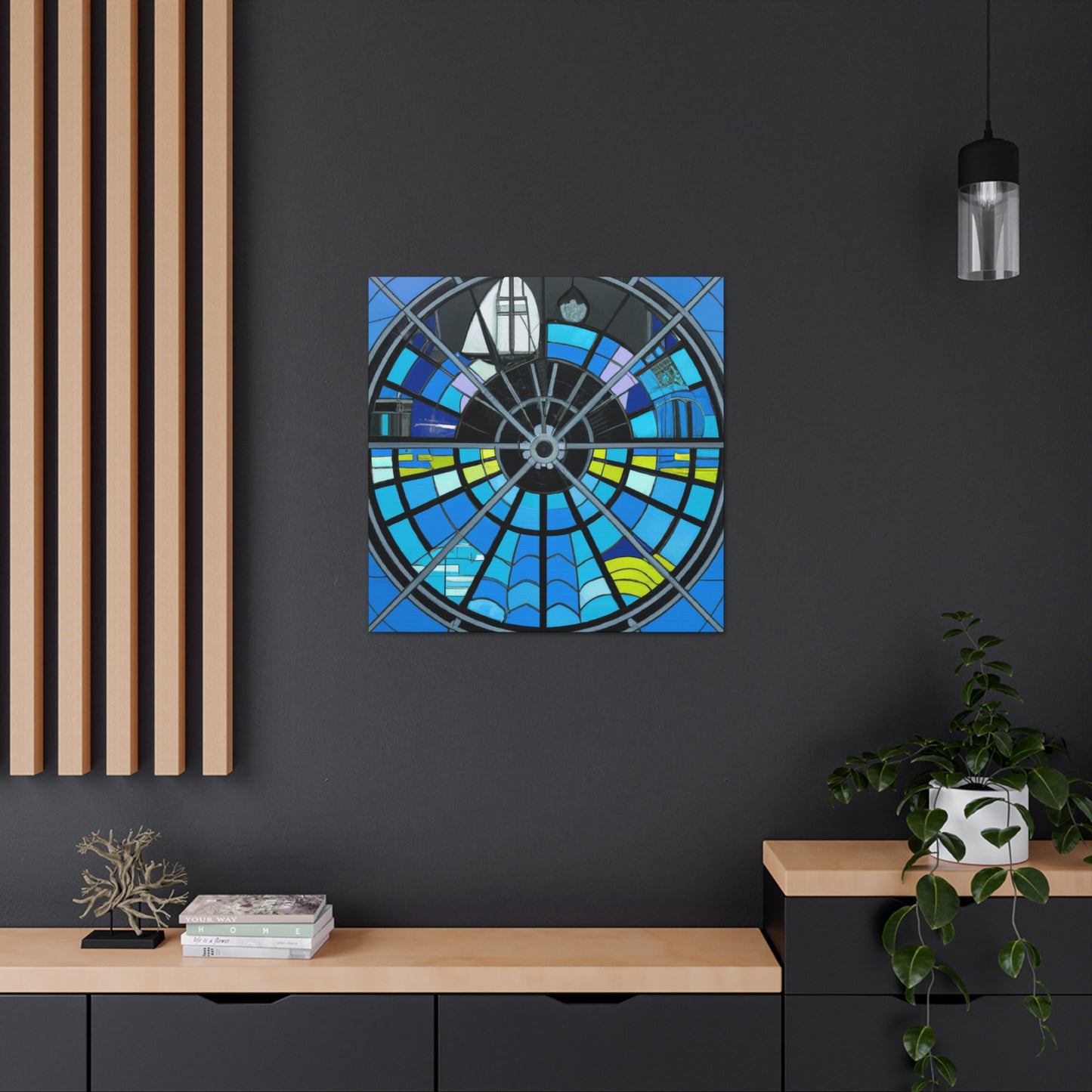 "Charted Seas of Deco" - Canvas