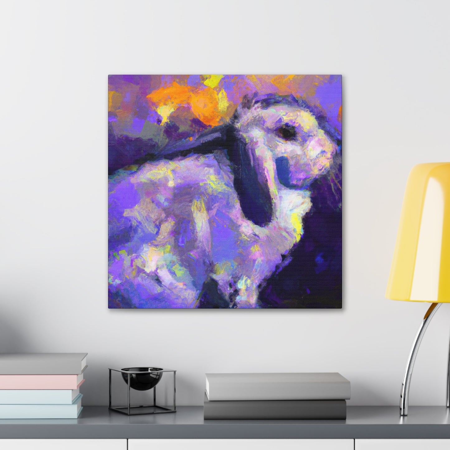 Rabbit in Springtime - Canvas