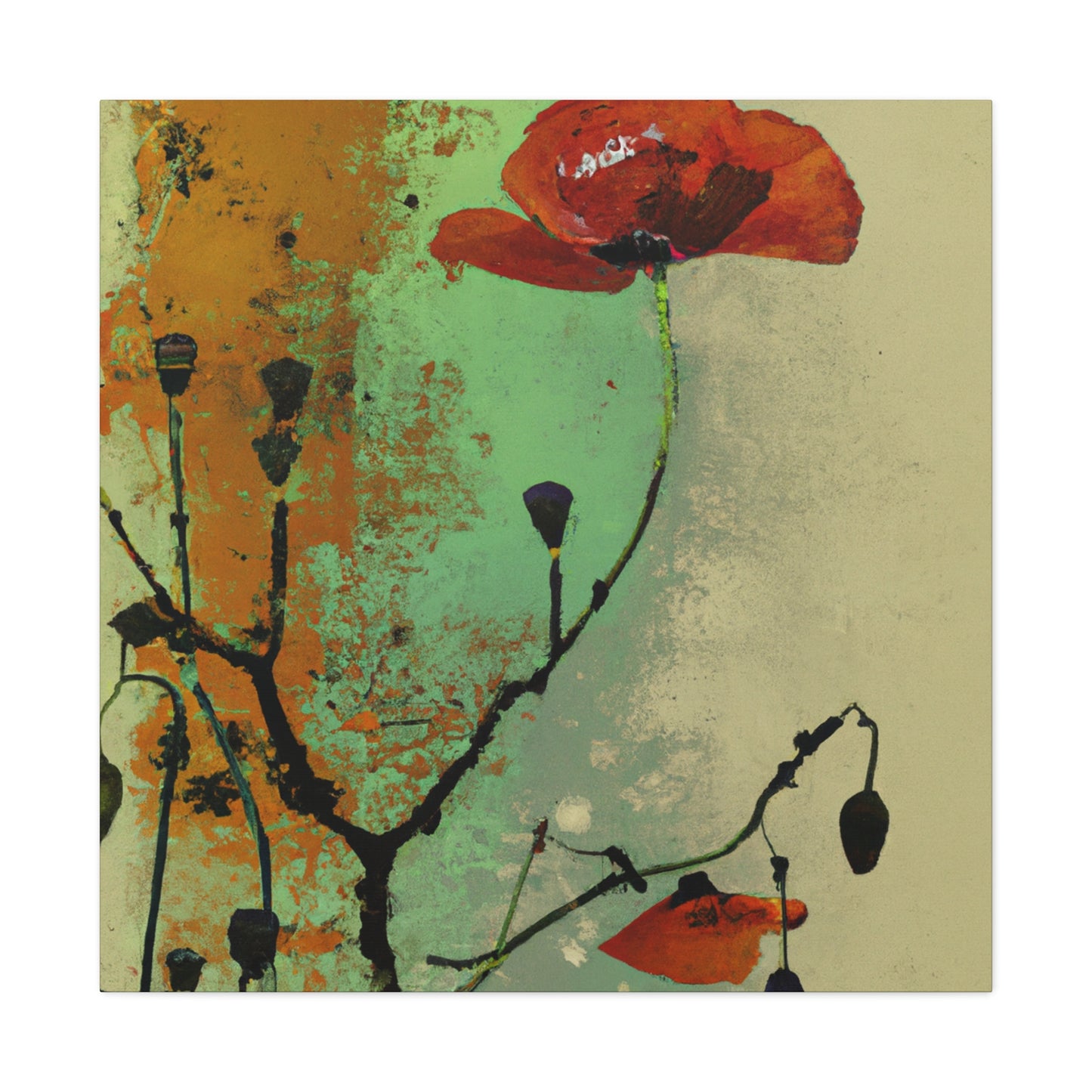 Poppies in Bloom - Canvas