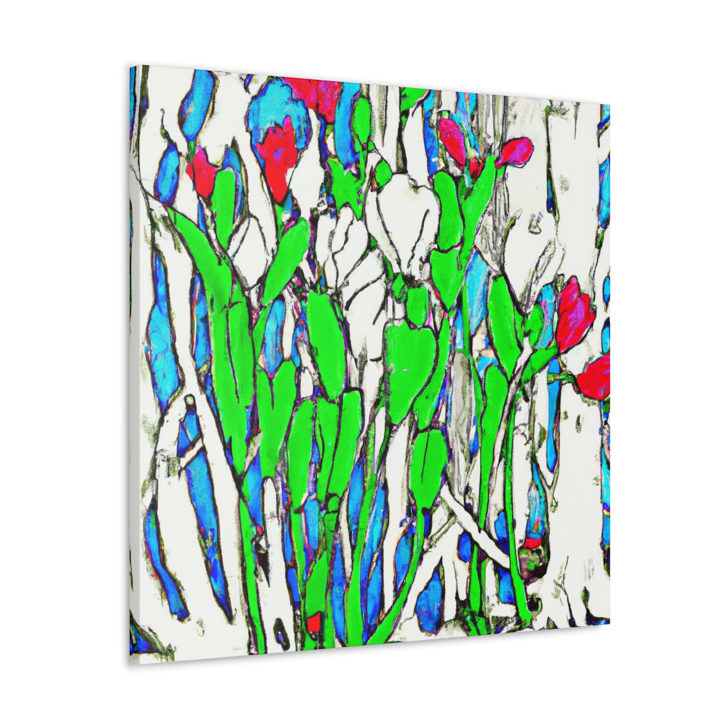 "Tulip Dreamscape Abstraction" - Canvas