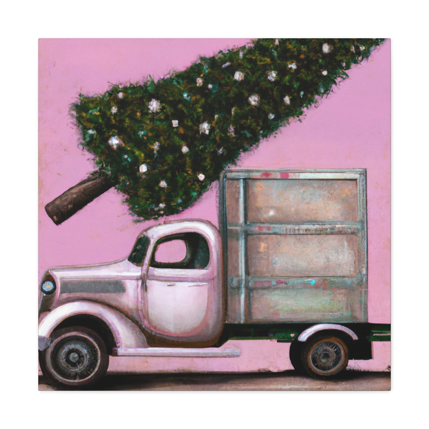 Vintage Christmas Delivery - Canvas