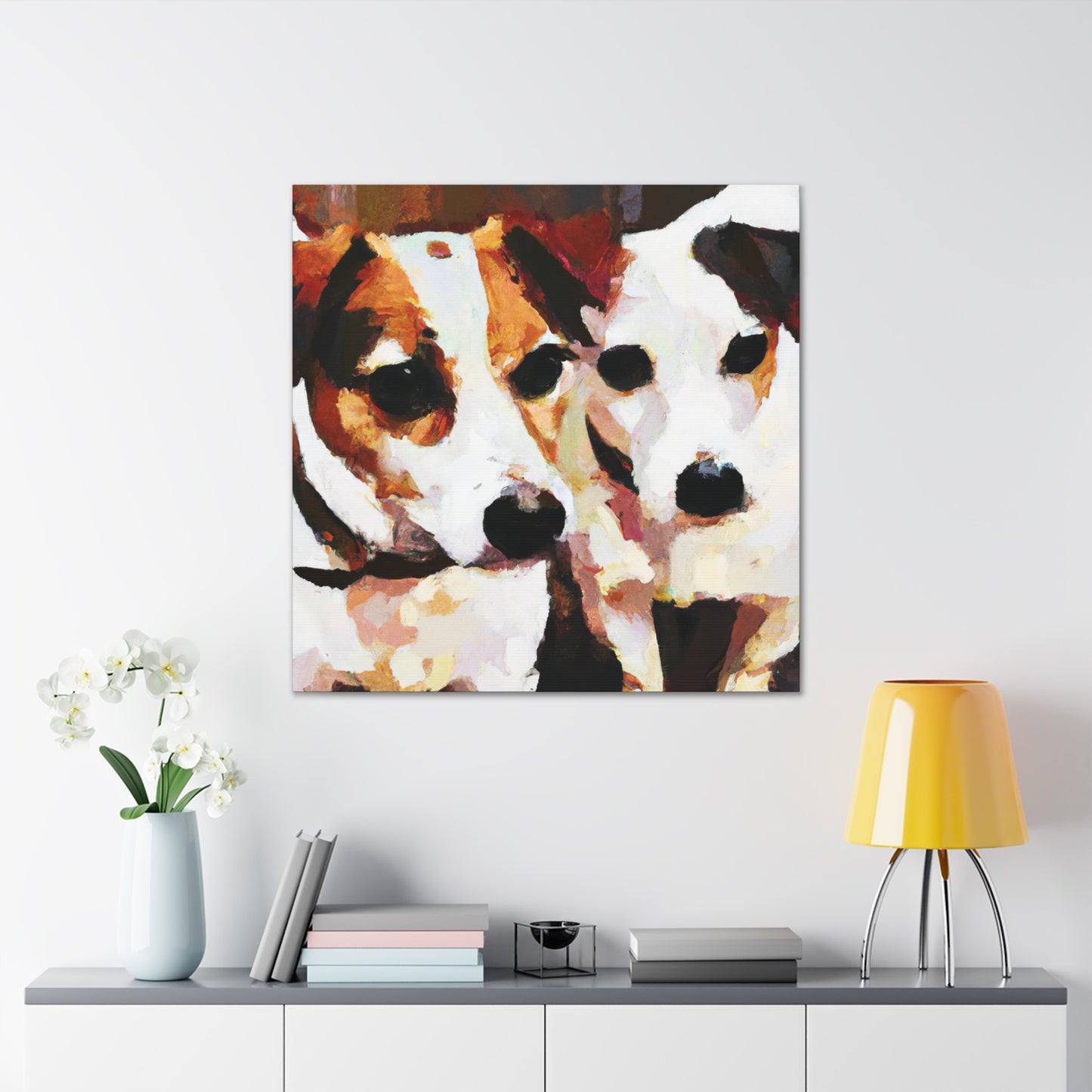 "Playful Jack Russell Joy" - Canvas