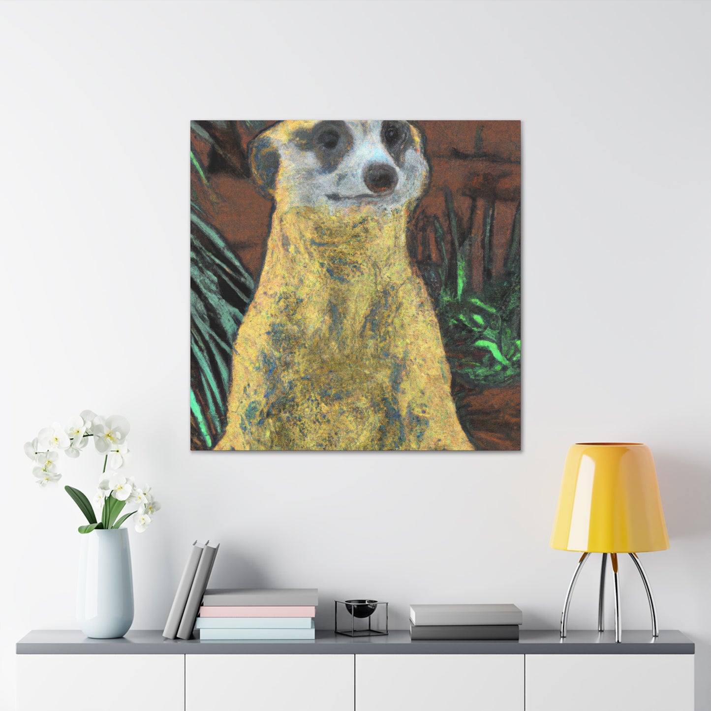 Meerkat in Nature'sSplendor - Canvas