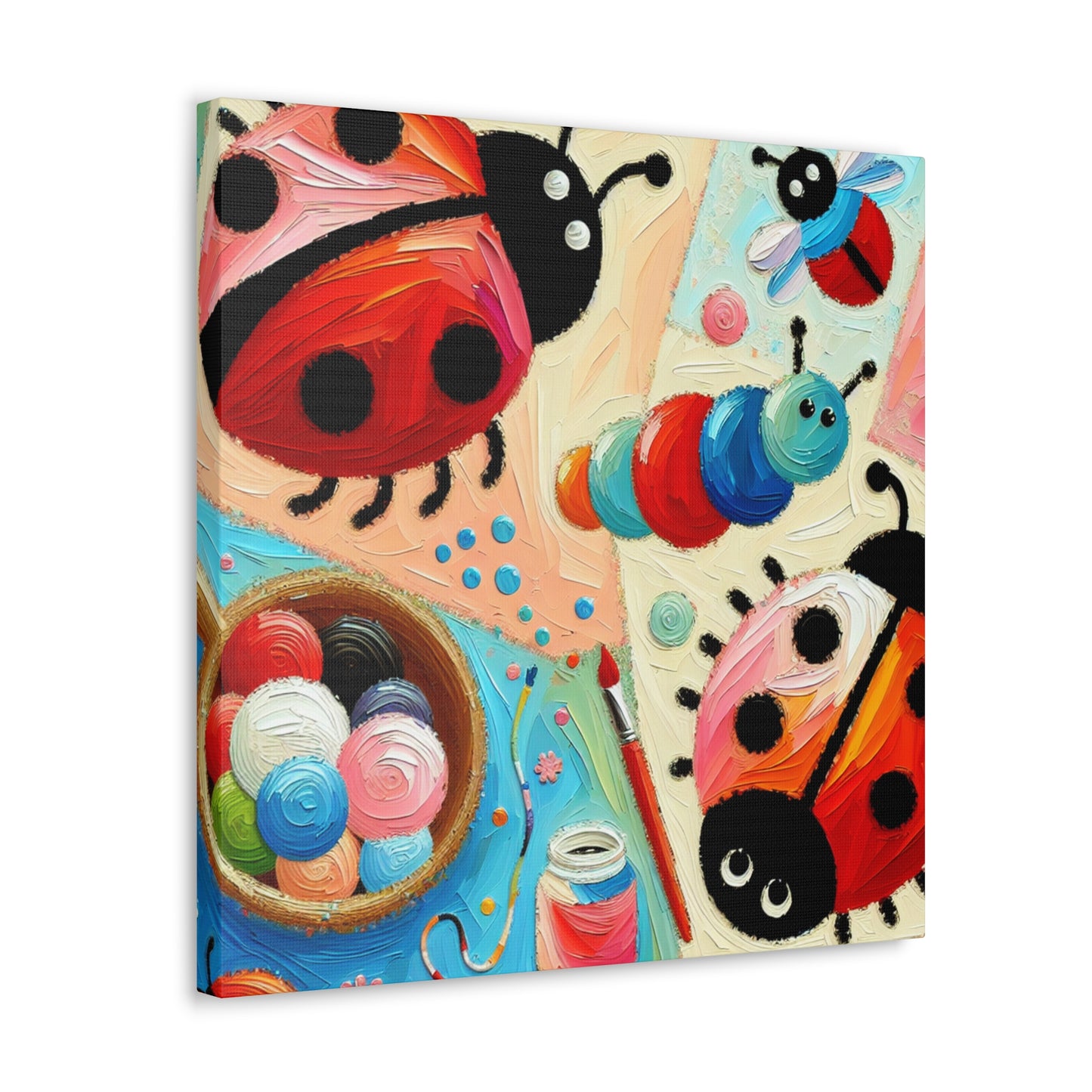 Bugs in Blooming Gardens - Canvas