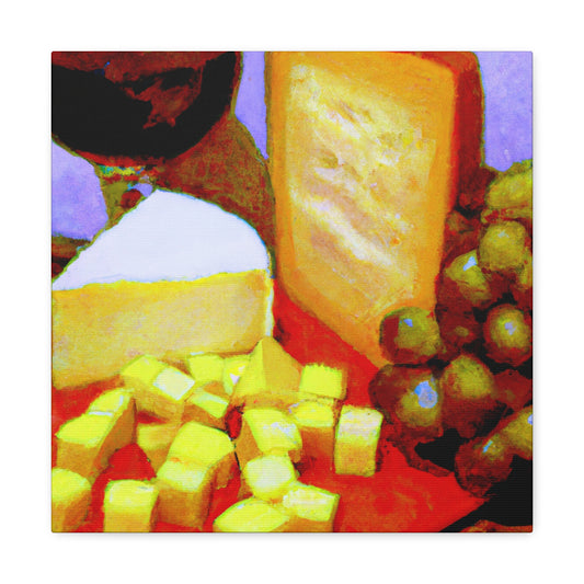 "Cheese and Grapes Splendor" - Canvas