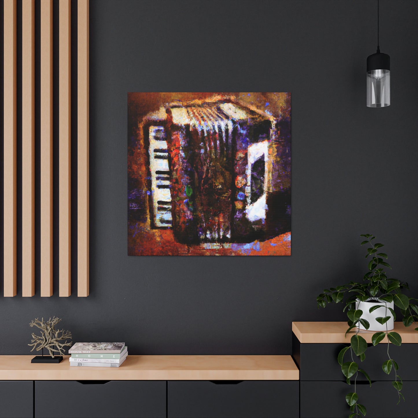 Accordion Impressionism - Canvas