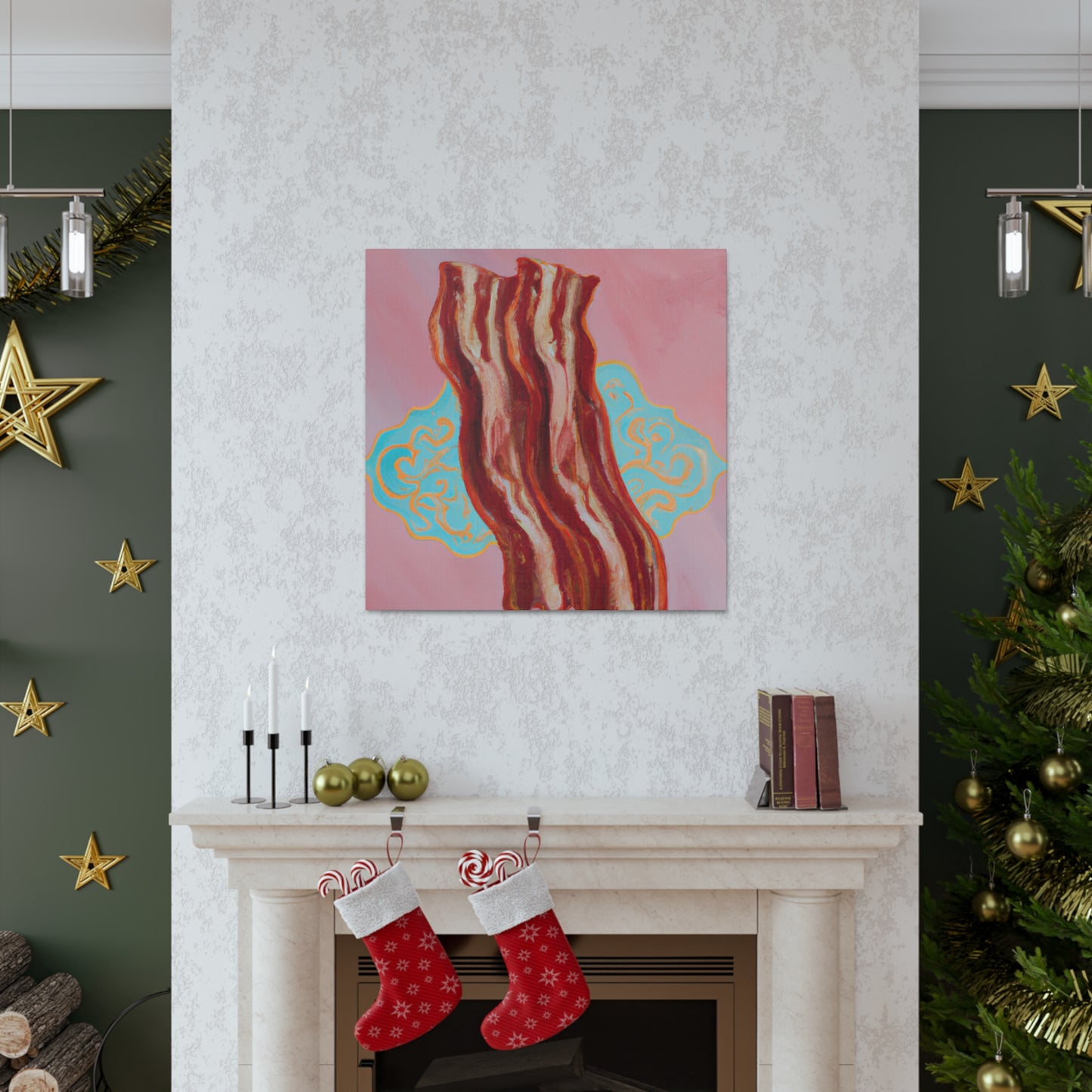 Bacon by Candlelight - Canvas