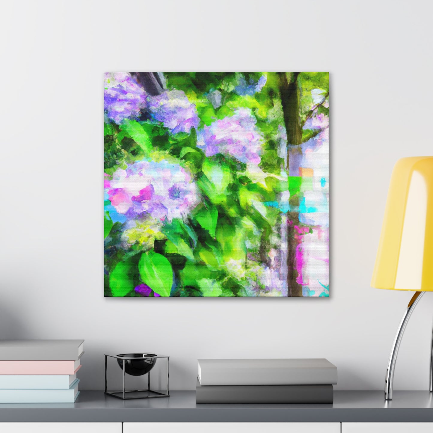 "Hydrangea in Bloom". - Canvas