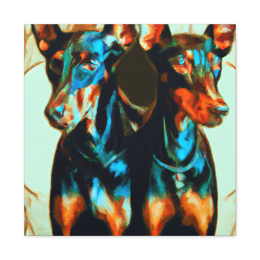 Fierce Doberman Loveliness - Canvas