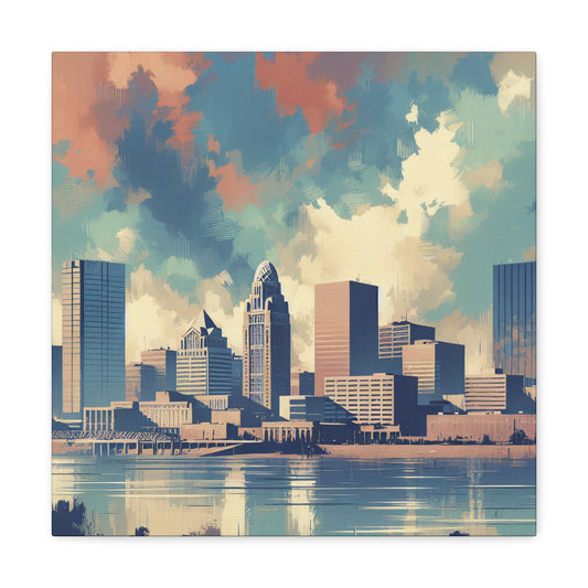 "Louisville's Vibrant Canvas" - Canvas