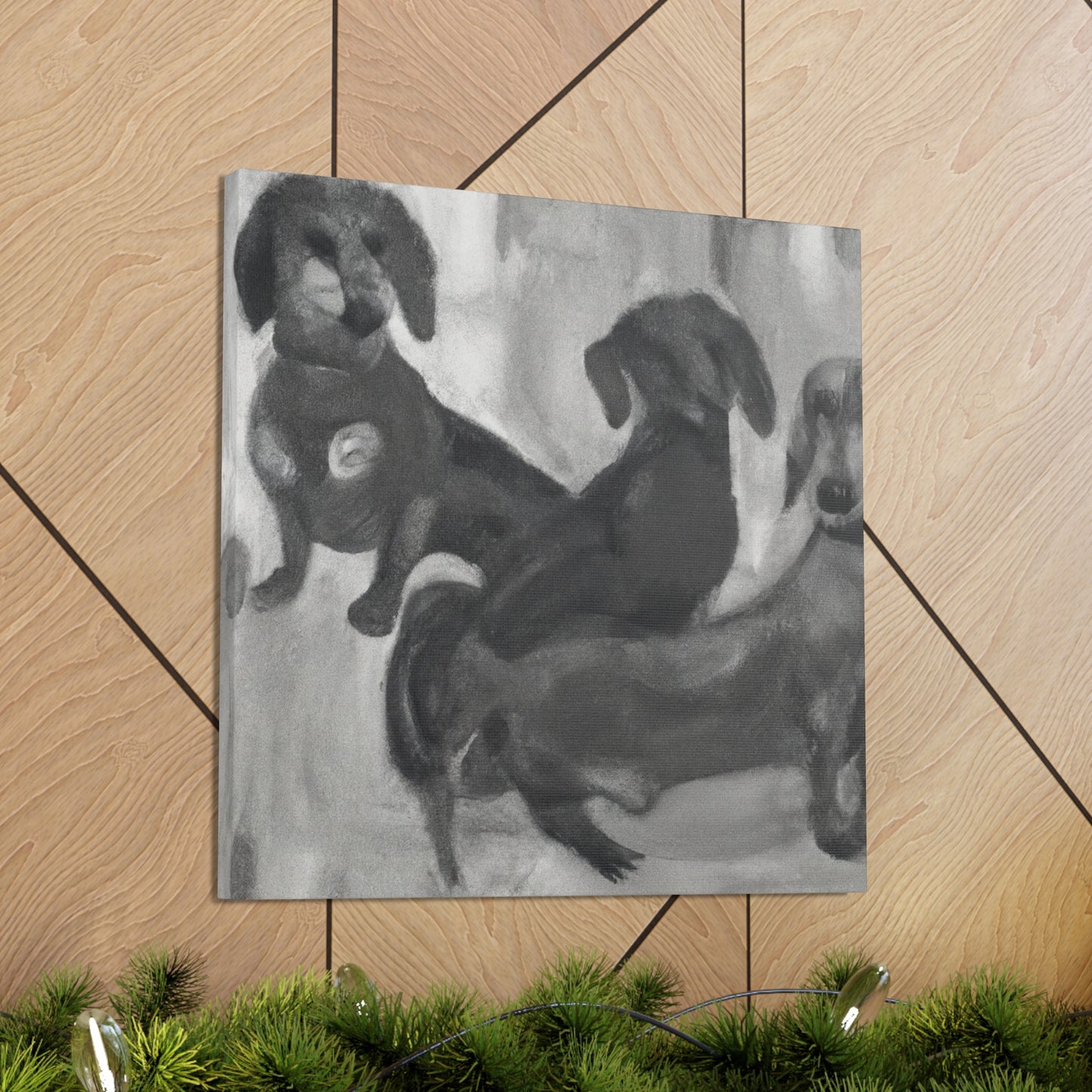 "Dachshund in the Sunlight" - Canvas