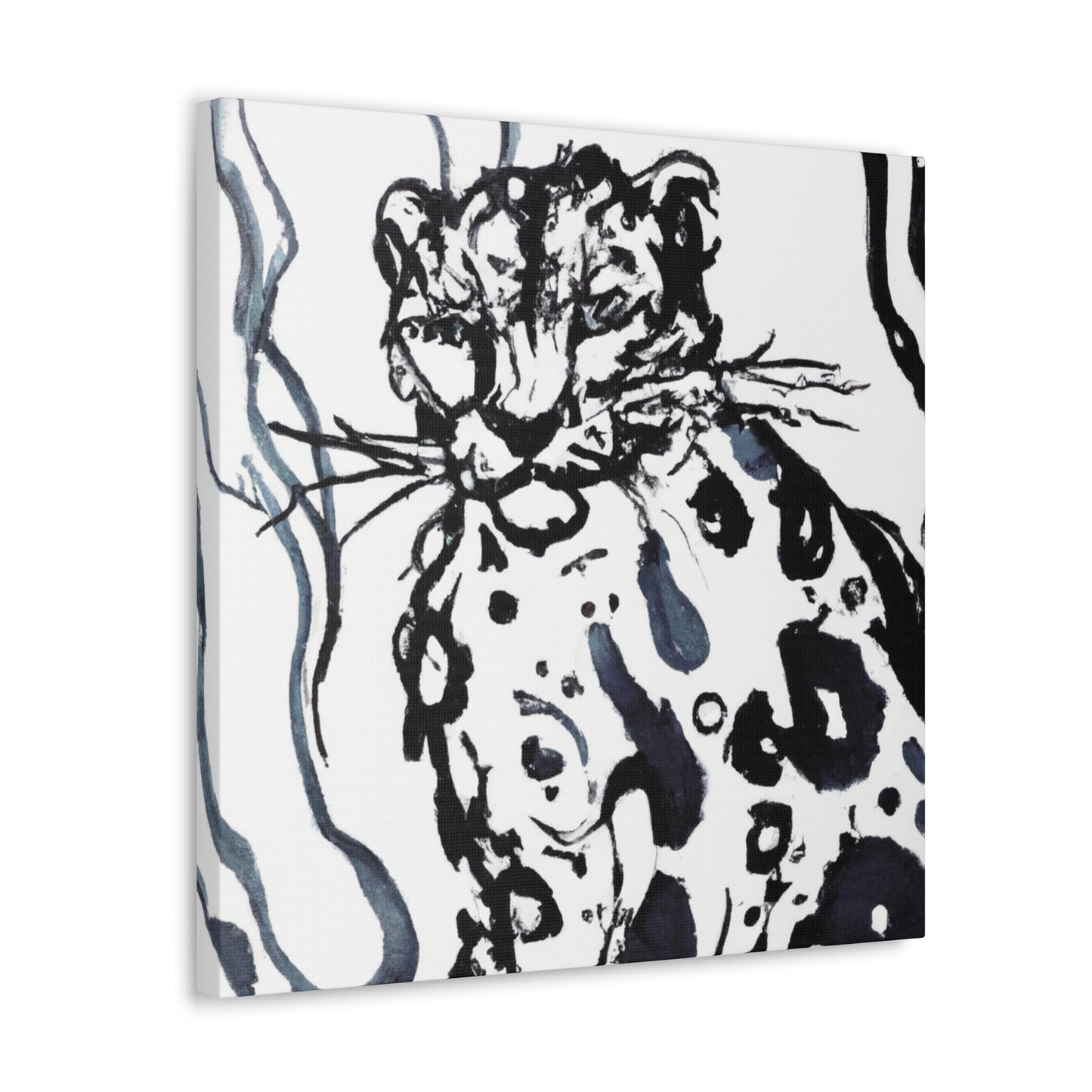 Snow Leopard Splendor - Canvas