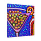 Martini Pointillist Dream - Canvas