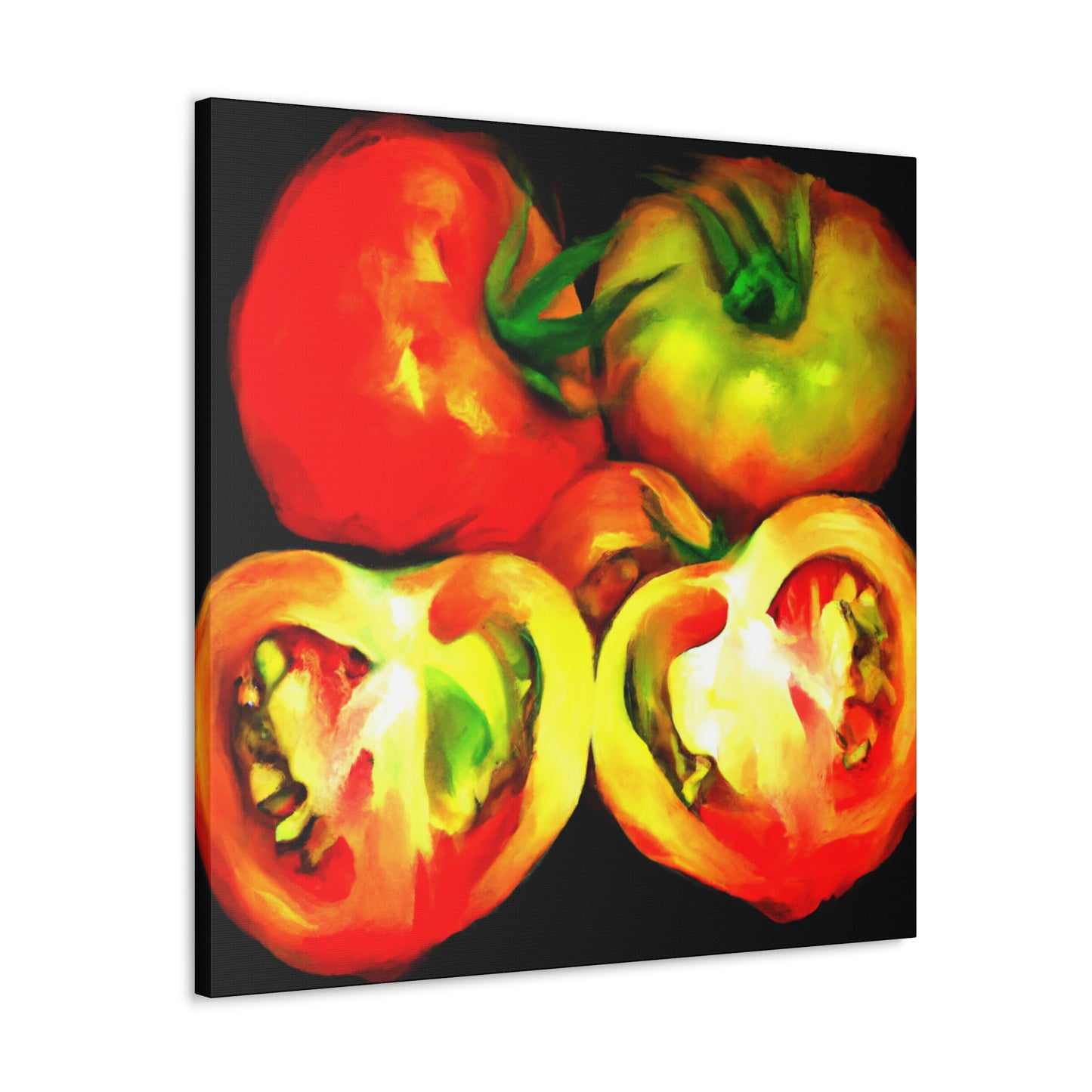 Tomato Temptation Unleashed - Canvas