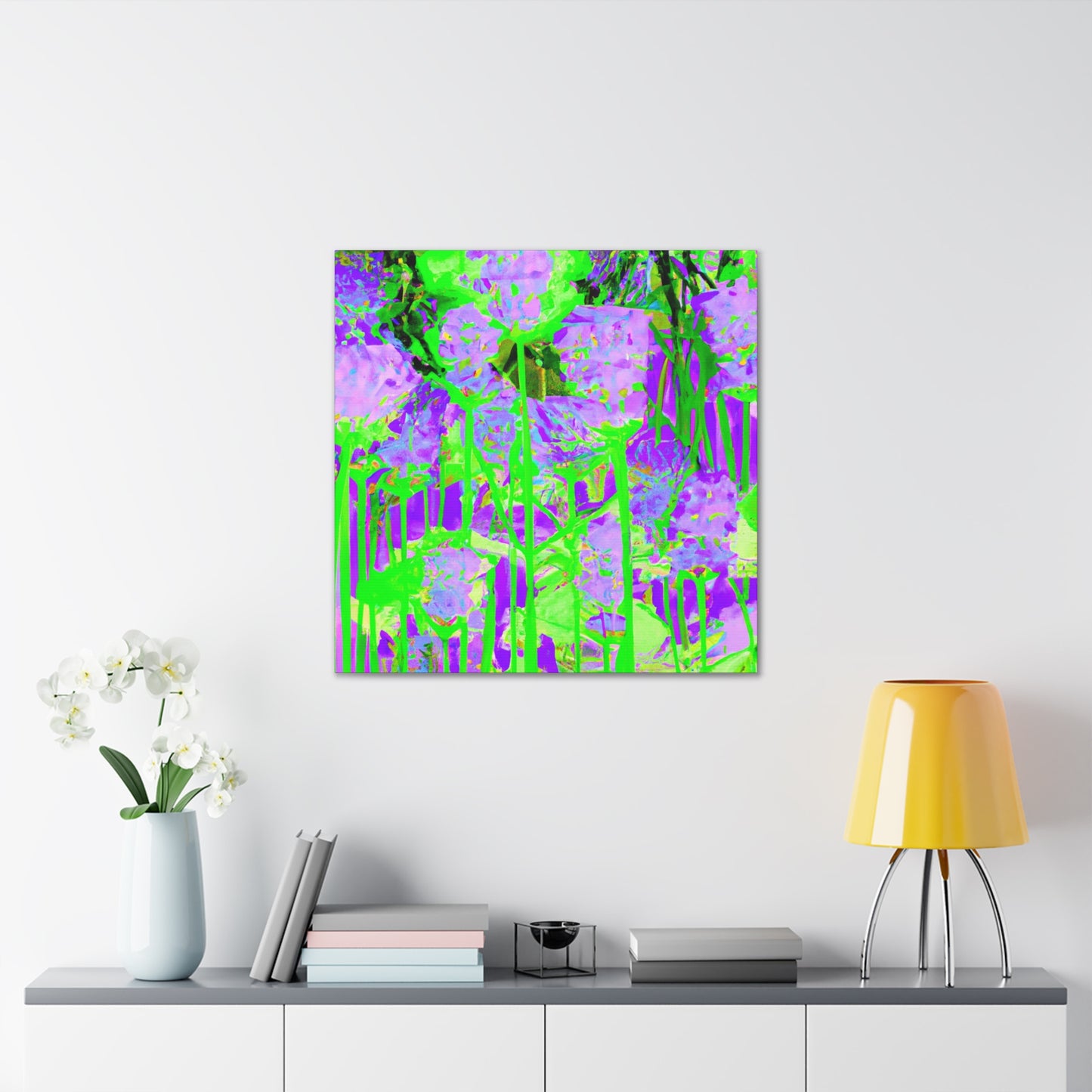 Lavender Twilight Blooms - Canvas