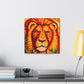 Lion in Hyperrealism - Canvas