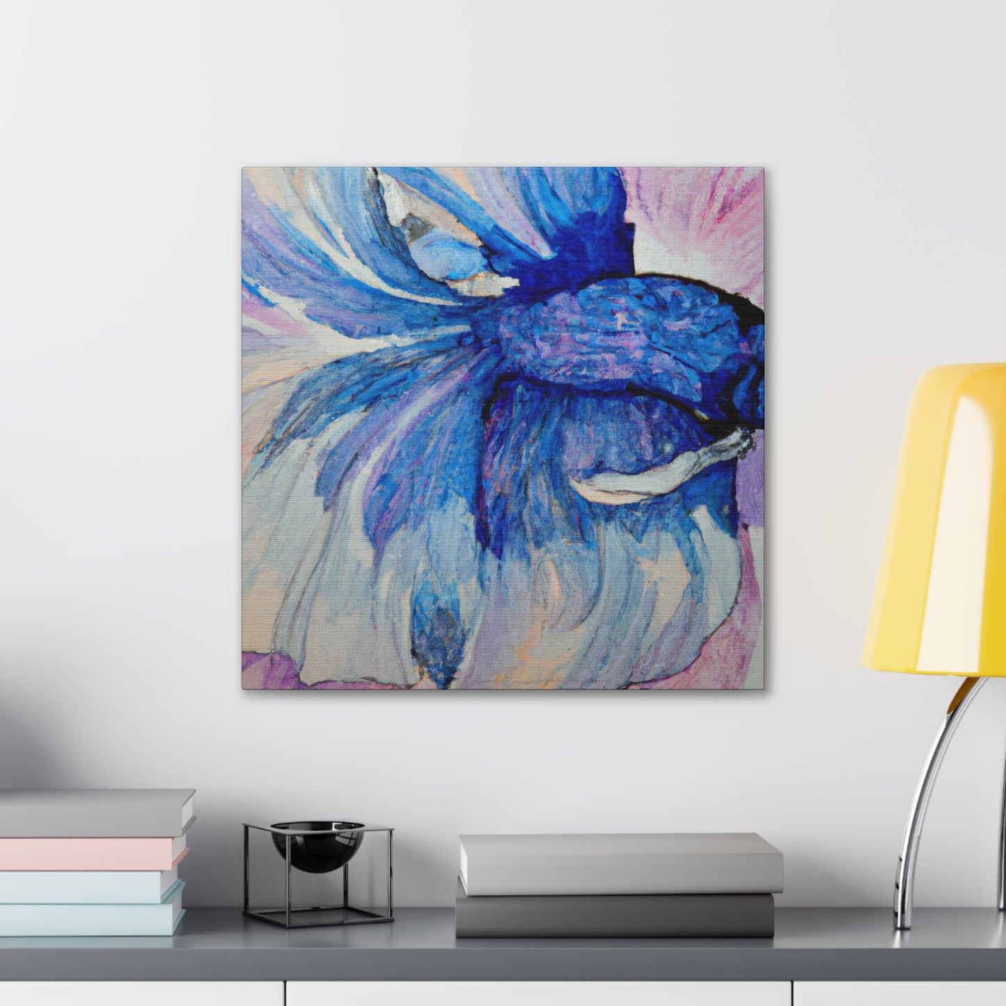 Betta Swimming Colors - Canvas