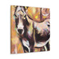 "Mule in Abstract Expressionism" - Canvas