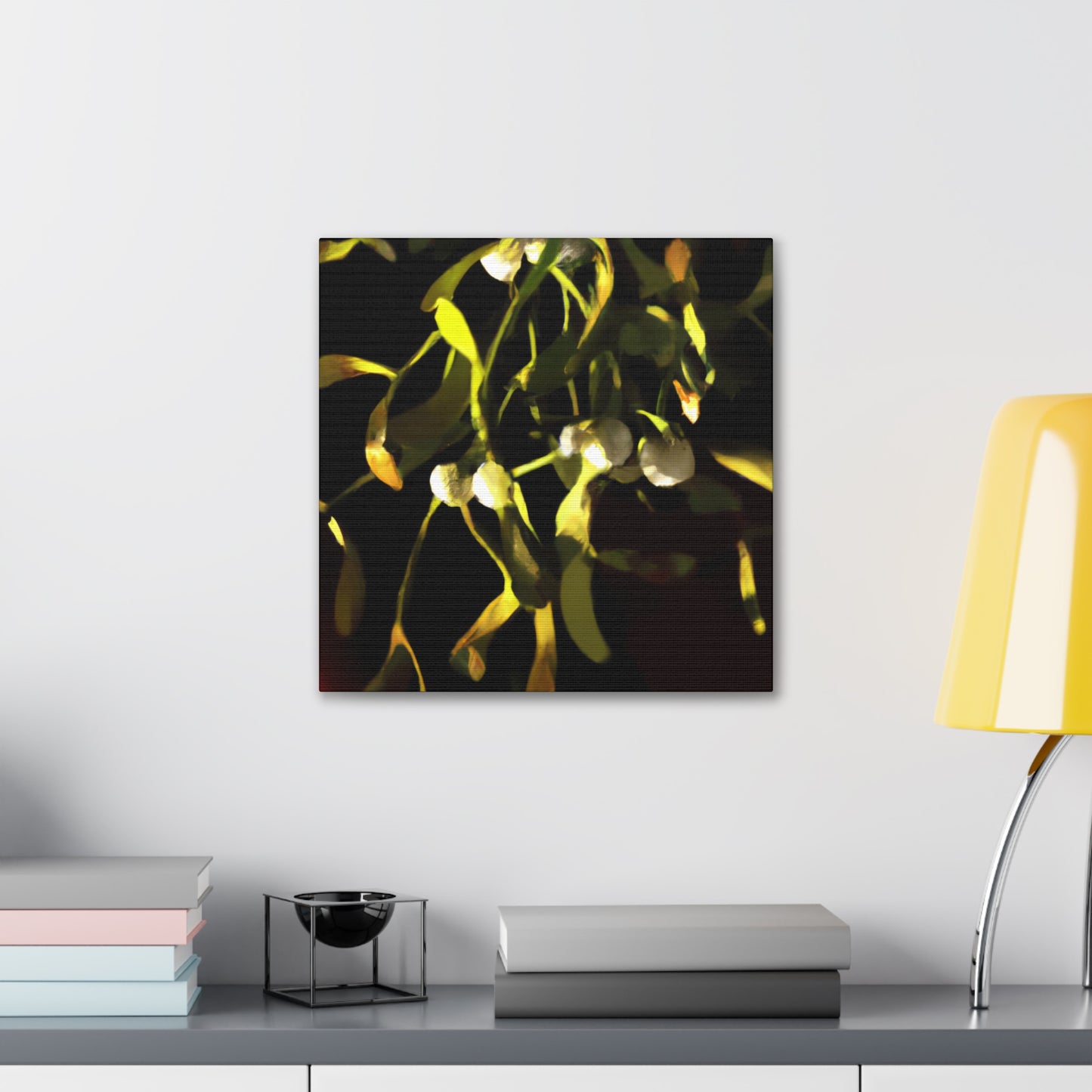 Mistletoe in abstracted. - Canvas