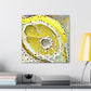 Lemon Zen Abstraction - Canvas